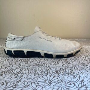 Tbs Jazaru Les Mariniers Sailing Sneakers Off White Lace up Leather